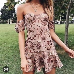 For Love and Lemons Botanical Dress Size Small